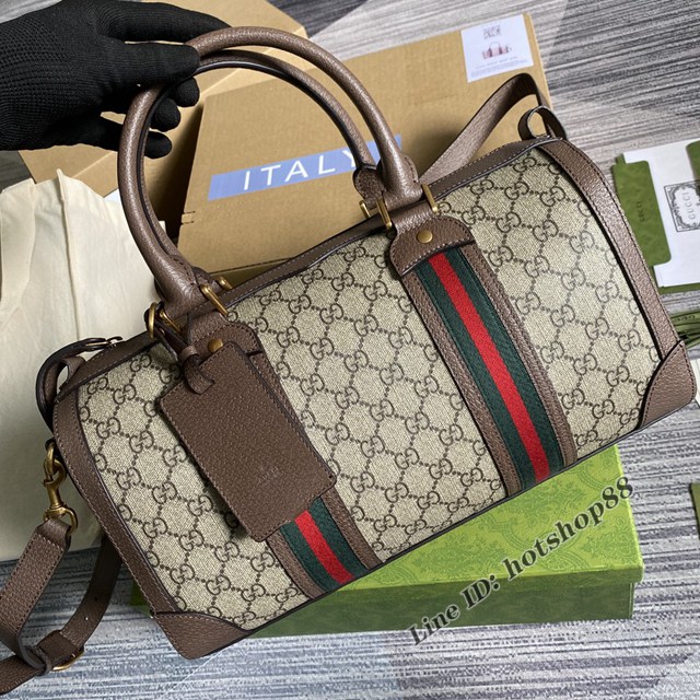 Gucci專櫃新款迷你手袋 古馳meo vintage旅行包645017 gqy4033